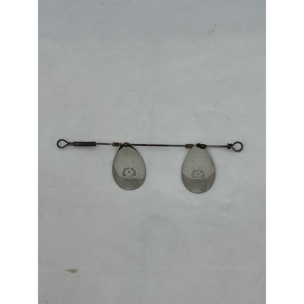 Vintage South Bend No 4 Double Spinner Trolling Rig Fishing Lure Harness